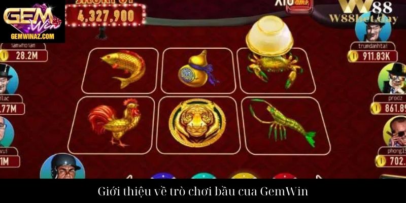 Giới thiệu về trò chơi bầu cua GemWin