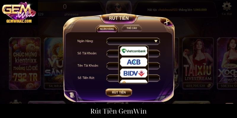 Rút Tiền GemWin