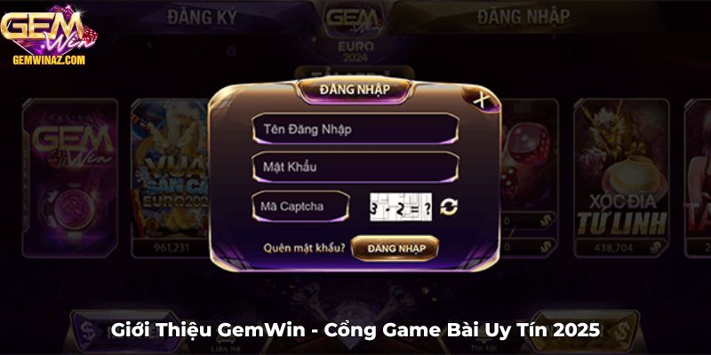 Giới Thiệu GemWin - Cổng Game Bài Uy Tín 2025